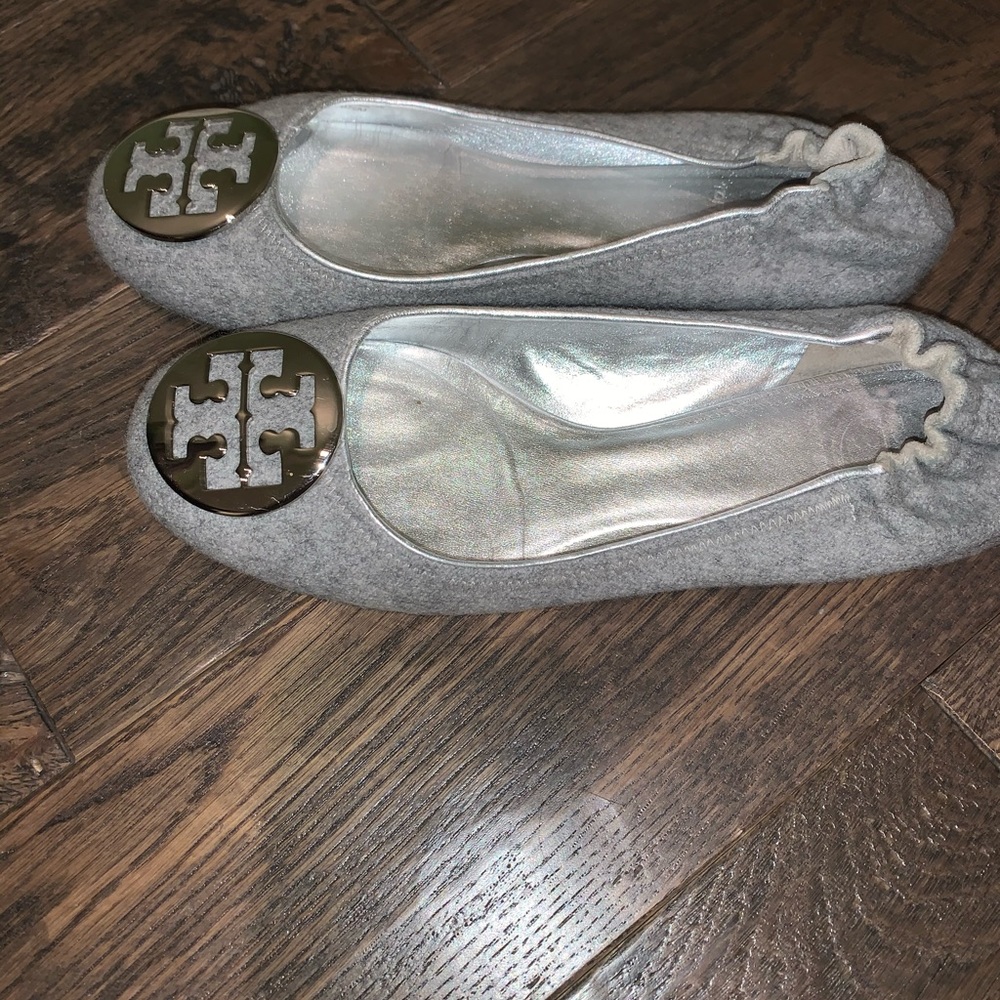 Tory Burch Reva Flannel Ballet flat - Picture 2 of 5